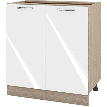 Image 1 of ИРИМ Долен кухненски шкаф Сити МФ-Бяло гланц-05-23 80 см