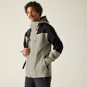 Regatta Непромокаемо яке Regatta Mens Freesdale Waterproof Jacket - Abbeystn/Blk