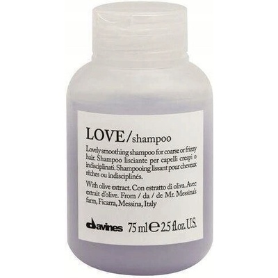 Davines Essential Love Smooth Šampon pro uhlazení nepoddajných vlasů 75 ml