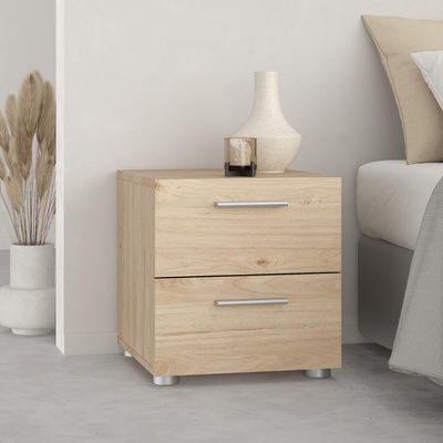 Нощно шкафче Pepe с 2 чекмеджета Jackson Hickory