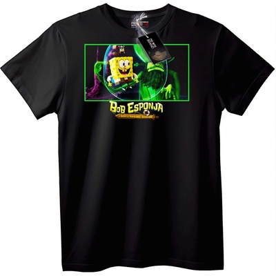NOONEBRAND Тениска SpongeBob Филм - 2XL, Black