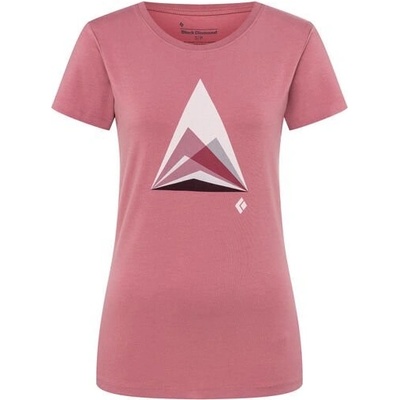 Black Diamond KR Mountain Transparency Tee starozůžová