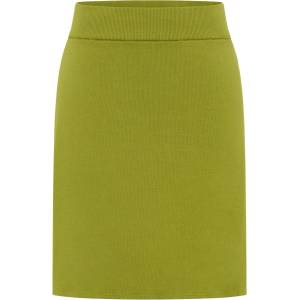 Tranquillo Дамска пола Tranquillo Women's Strick-Rock in A-Linie Skirt - Golden Cypress (113-1154-0113)