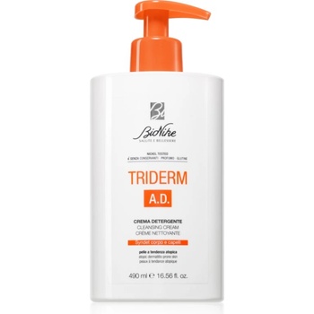 BioNike Triderm A. D. почистващ крем за атопична кожа 490ml