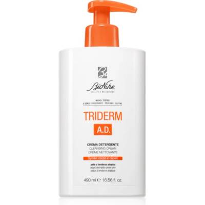 BioNike Triderm A. D. почистващ крем за атопична кожа 490ml