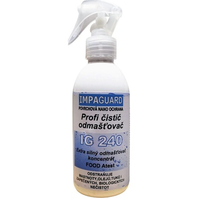 IMPAGUARD IG 240 Čistič a odmasťovač s FOOD atestom koncentrát 250 ml