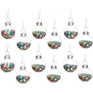 Sass & Belle Стъклени коледни топки в комплект 12 бр. ø 3 cm Disco Stars Mini - Sass & Belle (NGXM080)
