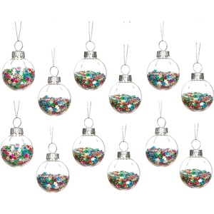 Sass & Belle Стъклени коледни топки в комплект 12 бр. ø 3 cm Disco Stars Mini - Sass & Belle (NGXM080)
