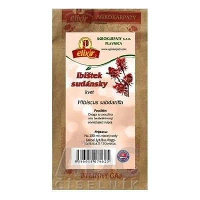 Agrokarpaty IBIŠTEK SUDÁNSKÝ květ bylinný čaj 30 g