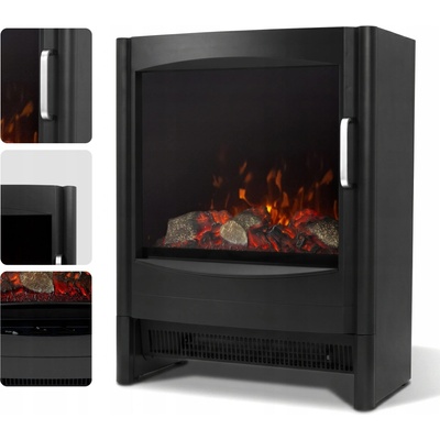 Sureflame Stojaci krb 1800 W 43,6 x 55,8 x 23,7 cm čierny