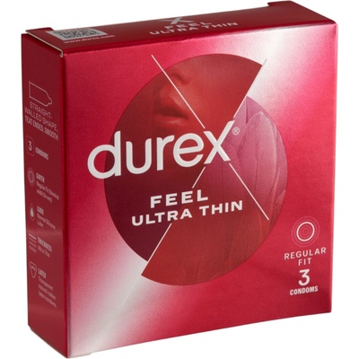 Durex Feel Ultra Thin - ултра тънки презервативи (3 броя)