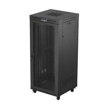 Image 1 of Lanberg Комуникационен шкаф, Lanberg rack cabinet 19" free-standing 37U/600X800 (FLAT PACK) with mesh door LCD black (FF01-8837-23BL)