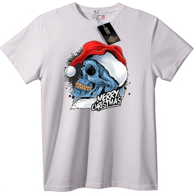 NOONEBRAND Тениска Коледен Мъртвешки Череп - 2XL, Black