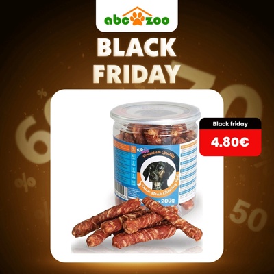 Kid Dog Premium Quality Kačací steak na byvolej tyčinke dóza 200 g