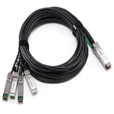 Networking Cable 40GbE (QSFP+) to 4 x 10GbE SFP+ Passive Copper Breakout Cable 3 Meters Customer Install (470-AAXG)