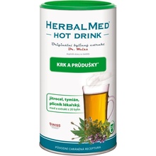 Dr.Weiss HerbalMed Hot Drink kašeľ a priedušky prášok na prípravu nápoja pri kašli a prechladnutí 180 g