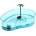 Ferplast - Plastic turtle bowls Arricot - пластмасов аквариум за костенурки 31 / 22 / 7, 5 cm