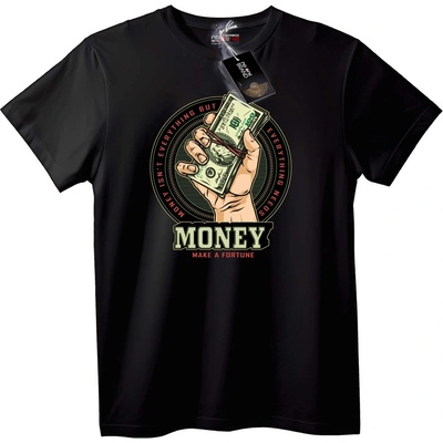 NOONEBRAND Тениска 'Парично Богатство' - 2XL, Black