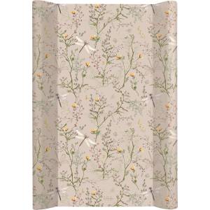 KikkaBoo Мека PVC подложка за повиване 50х70см Secret Garden Beige (31108060115)