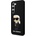 KARL LAGERFELD Liquid Silicone Ikonik NFT Case - дизайнерски силиконов кейс за Samsung Galaxy S23 (черен)