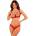 Obsessive Lacelove Cupless 2-pcs Set Red M/L
