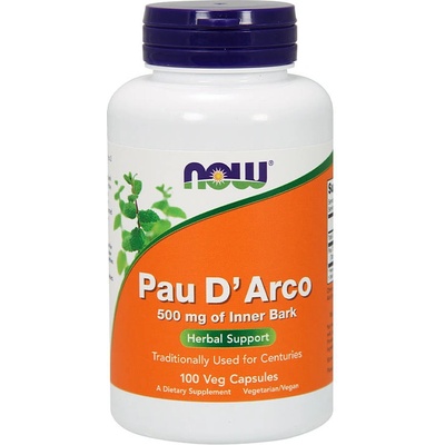 Now Foods Foods Pau D’Arco Lapacho 100 kapslí