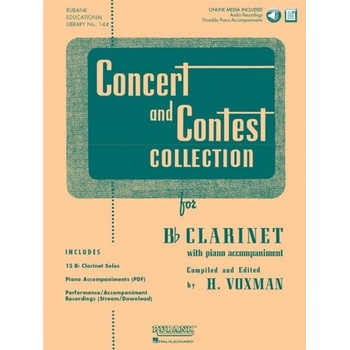 CONCERT & CONTEST COLLECTIONS + Audio Online klarinet + klavír PDF
