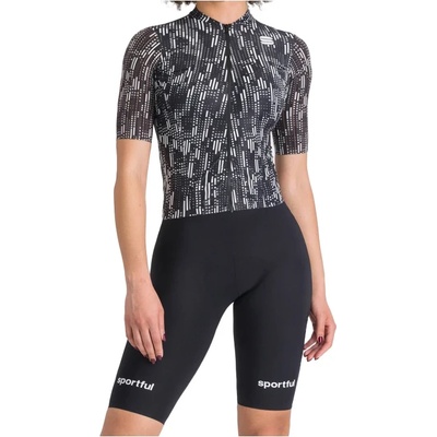 Sportful Дамски скин за колоездене Sportful Women's G-Suit Cycling skinsuit - Black / White (102-5159-0213)