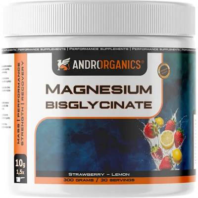Androrganics Magnesium Bisglycinate jahoda-citrón 300 g