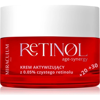 Miraculum AGE-SYNERGY RETINOL активен нощен крем за редукция на пигментни петна с ретинол 50ml