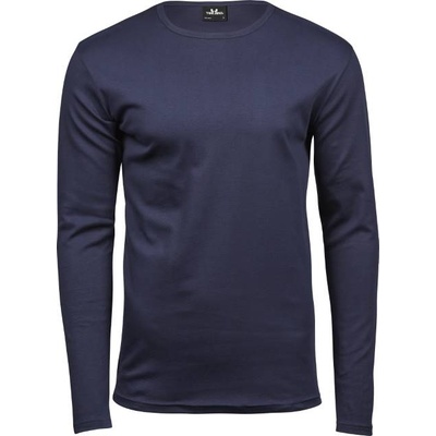 TEE JAYS tj530 interlock / Мъжка тениска с дълъг ръкав - тъмносиня xxl (18053000305)