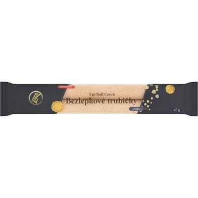 Uni Roll Czech Bezlepkové trubičky oříškové bezpalmové 40 g