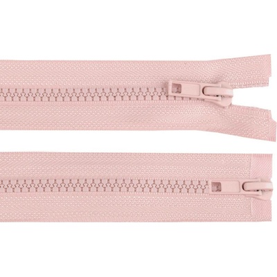 Stoklasa Zip kostěný No 5 dělitelný 2 jezdce / dvoucestný 65 cm bundový Balení: 1 ks, Varianta: 136 pudrová 136 pudrová