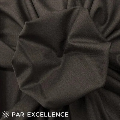 Loro Piana Vlněný twill hnědý ART 11116