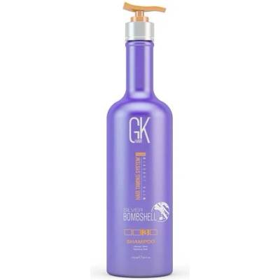 GK Hair Silver Bombshell шампоан за неутрализиране на жълти оттенъци 710 мл