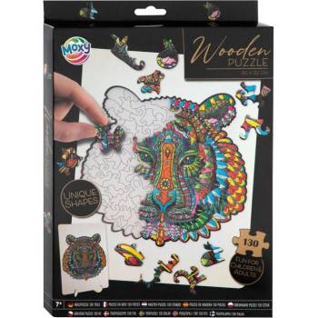 Image 1 of Grafix Дървен пъзел Grafix от 130 части - Тигър (400084 x 1)