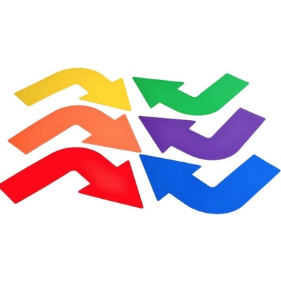 Kock Sport Značka na podlahu šipka odbočující fialová