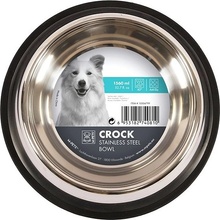 M-Pets Crock NEW Miska nehrdzavejúca s gumou XL 1,56 l