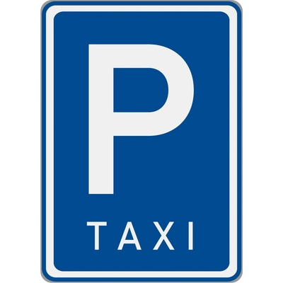 Dopravní značka IP12 Vyhrazené parkoviště TAXI