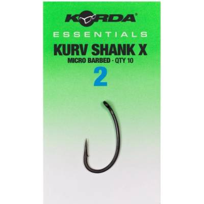 Korda Háčky Essentials Kurv X Barbed 10ks Vel. 2