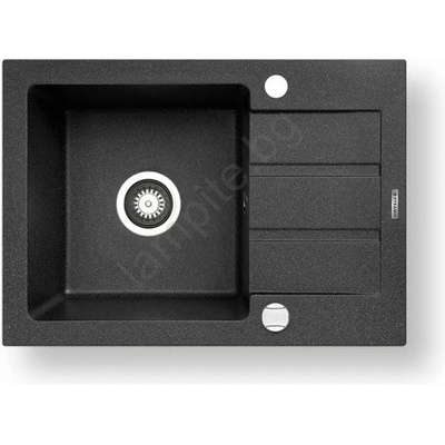 Pyramis 70165701 - Кухненска мивка NEXT 62x44 см гранит/черна (PY0018)