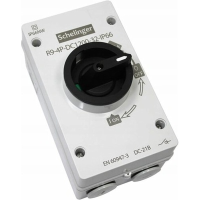 Bemko Odpínač 32A 4P PV 1200V DC IP66