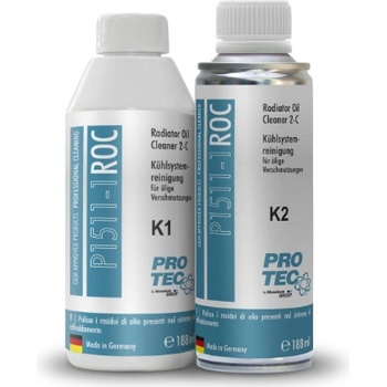 PRO-TEC Radiator Oil Cleaner K1 + K2 188 ml + 188 ml