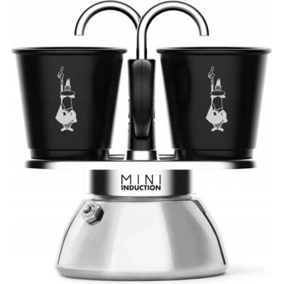 Bialetti Moka kanvička Mini Express čierna 100 ml indukčná
