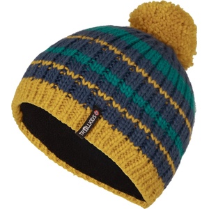 Trollkids Детска зимна шапка (beanie) Trollkids Kid's Hafjell Bobble Cap Beanie - Bronze / Dark Cyan / Mystic Blue - размер 52-56 cm (204-8386-1312)