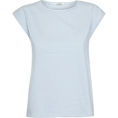 GreenBomb Дамска тениска GreenBomb Women's Basic Timid T-shirt - Glacier Stripes (916-6996-0112)