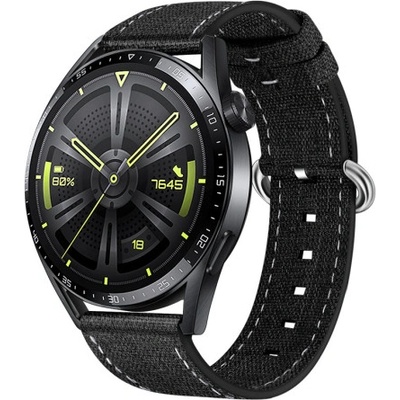 BStrap Denim remienok na Xiaomi Amazfit GTR 2 / GTR 47mm, black SSG031C0106
