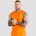GymBeam Мъжки Топ TRN Tank Top Orange XXL