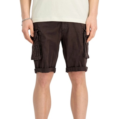 Alpha Industries Crew Short hunter brown pánske šortky hnedá piesková