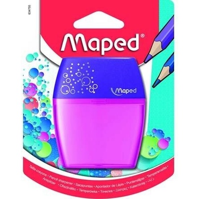 Maped Ořezávátko Shaker dvojité průhledné mix barev